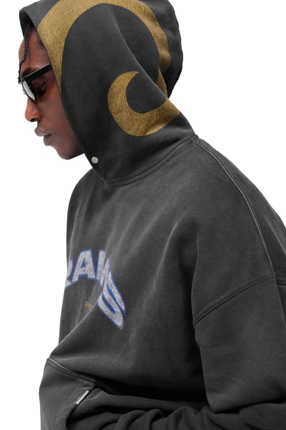 Rams Helmet Back Graphic